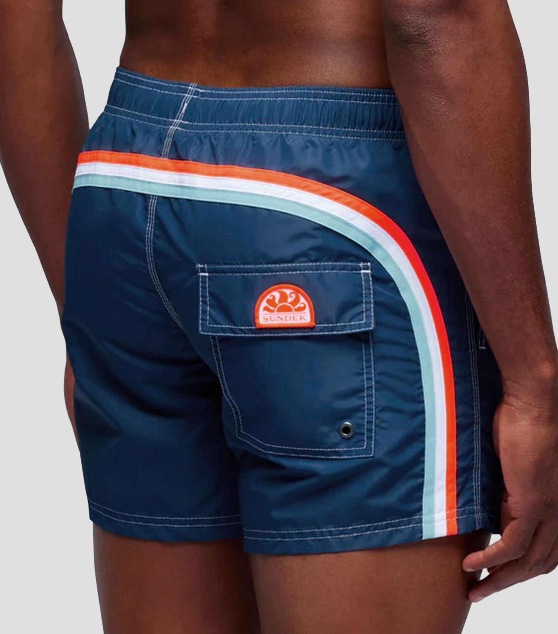 Traje de baño liso Hombre